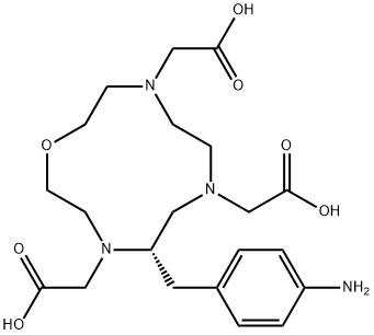 p-NH-Bn-oxo-DO3A 结构式