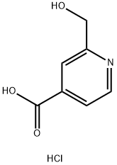 2-(羟甲基)异烟酸盐酸盐 结构式