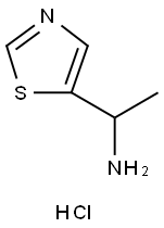 1-(噻唑-5-基)乙胺盐酸盐 结构式