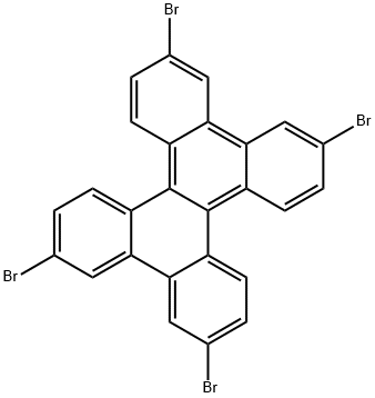 2,7,10,15-四溴二苯并[A,C]苯并菲 结构式