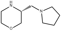 Morpholine, 3-(1-pyrrolidinylmethyl)-, (3R)- 结构式