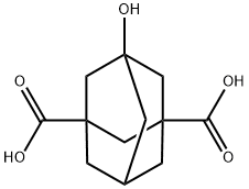 Tricyclo[3.3.1.13,7]decane-1,3-dicarboxylic acid, 5-hydroxy- 结构式