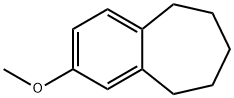 5H-Benzocycloheptene, 6,7,8,9-tetrahydro-2-methoxy- 结构式