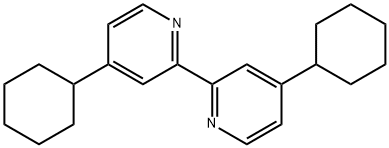 2,2'-Bipyridine, 4,4'-dicyclohexyl- 结构式