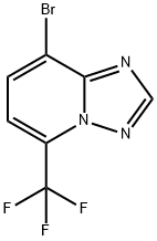 8-溴-5-(三氟甲基)[1,2,4]三唑[1,5-A]吡啶 结构式