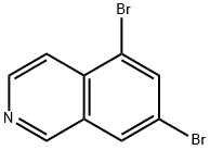 5,7-dibromoisoquinoline 结构式