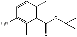 tert-butyl 3-amino-2,6-dimethylbenzoate 结构式
