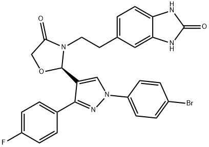 化合物 CANOCAPAVIR 结构式