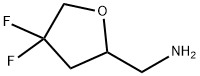 (4,4-DIFLUOROOXOLAN-2-YL)METHANAMINE 结构式