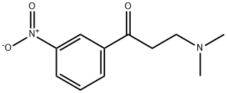 1-Propanone, 3-(dimethylamino)-1-(3-nitrophenyl)- 结构式
