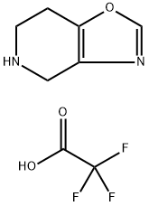 4,5,6,7-四氢噁唑并[4,5-C]吡啶2,2,2-三氟乙酸盐 结构式