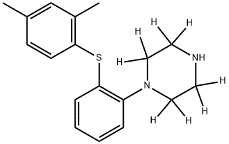 Vortioxetine D8 结构式