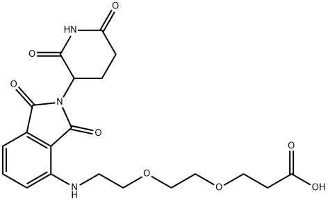 POMALIDOMIDE-PEG2-CO 2 H 结构式