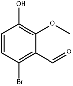 Benzaldehyde, 6-bromo-3-hydroxy-2-methoxy- 结构式