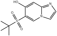 6-(叔丁基磺酰基)咪唑并[1,2-A]吡啶-7-醇 结构式