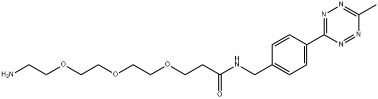 Me-Tet-PEG3-NH2 结构式