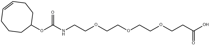 反式环辛烯-三聚乙二醇-羧酸 结构式