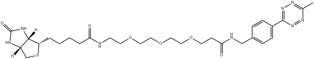 Biotin-PEG3-Me-Tet 结构式