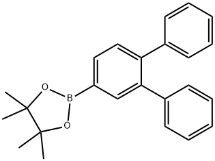 [1,1‘,2',1“-三苯基]-4-基-硼酸频那醇酯 结构式