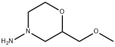 4-Morpholinamine,2-(methoxymethyl)- 结构式