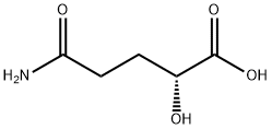 (2R)-2-hydroxyglutaramic acid 结构式