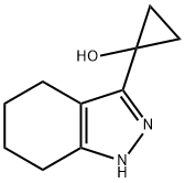 1-(4,5,6,7-四氢-1H-吲唑-3-基)环丙烷-1-醇 结构式