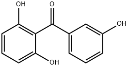 (2,6-Dihydroxyphenyl)(3-hydroxyphenyl)methanone 结构式