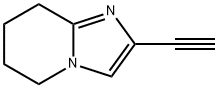 2-乙炔基-5,6,7,8-四氢咪唑[1,2-A]吡啶 结构式