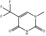 1-甲基-5-(三氟甲基)嘧啶-2,4(1H,3H)-二酮 结构式