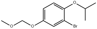 2-溴-1-异丙氧基-4-(甲氧基甲氧基)苯 结构式