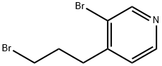 Pyridine, 3-bromo-4-(3-bromopropyl)- 结构式