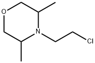 Morpholine, 4-(2-chloroethyl)-3,5-dimethyl- 结构式