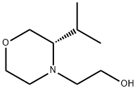 4-Morpholineethanol, 3-(1-methylethyl)-, (3S)- 结构式