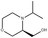 3-Morpholinemethanol, 4-(1-methylethyl)-, (3S)- 结构式