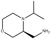 3-Morpholinemethanamine, 4-(1-methylethyl)-,(3S)- 结构式