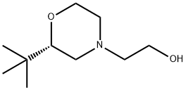 4-Morpholineethanol,2-(1,1-dimethylethyl)-,(2S)- 结构式