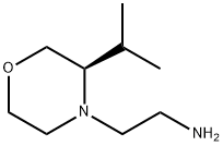 4-Morpholineethanamine, 3-(1-methylethyl)-,(3R)- 结构式