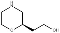 2-Morpholineethanol, (2R)- 结构式