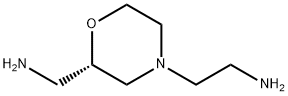 4-Morpholineethanamine,2-(aminomethyl)-,(2S)- 结构式