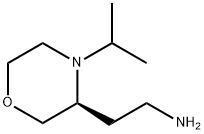 3-Morpholineethanamine, 4-(1-methylethyl)-,(3S)- 结构式