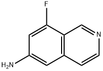 8-氟异喹啉-6-胺 结构式