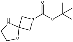 TERT-BUTYL 5-OXA-2,8-DIAZASPIRO[3.4]OCTANE-2-CARBOXYLATE 结构式