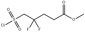 METHYL 4,4-DIFLUORO-5-SULFOPENTANOATE 结构式