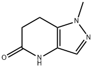 1-methyl-1H,4H,5H,6H,7H-pyrazolo[4,3-b]pyridin-5-one 结构式