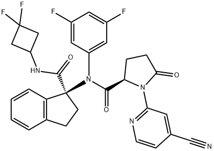 IDH1 INHIBITOR 3 结构式