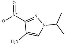 1-isopropyl-3-nitro-1H-pyrazol-4-amine 结构式