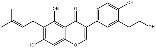 Derrisisoflavone K 结构式