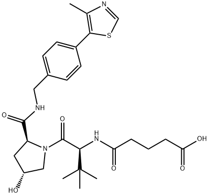 (S,R,S)-AHPC-CO-C3-酸 结构式