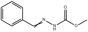 Hydrazinecarboxylic acid, 2-(phenylmethylene)-, methyl ester 结构式