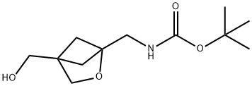 Carbamic acid, N-[[4-(hydroxymethyl)-2-oxabicyclo[2.1.1]hex-1-yl]methyl]-, 1,1-dimethylethyl ester 结构式